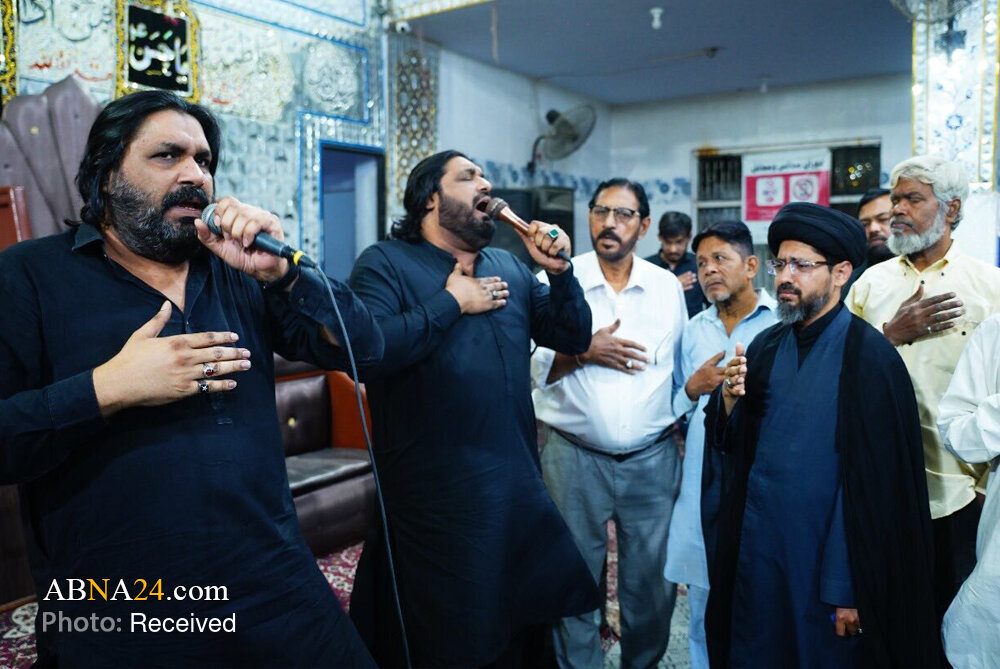 تصاویر | محفل عزای حضرت زهرا(س) در »امامباره جعفر طیار« در کراچی پاکستان