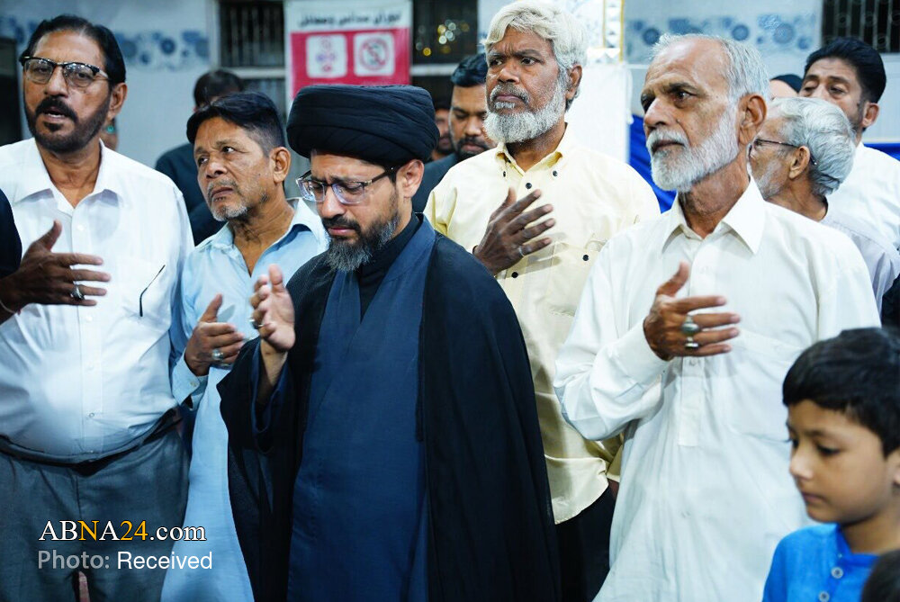تصاویر | محفل عزای حضرت زهرا(س) در »امام‌باره جعفر طیار« در کراچی پاکستان