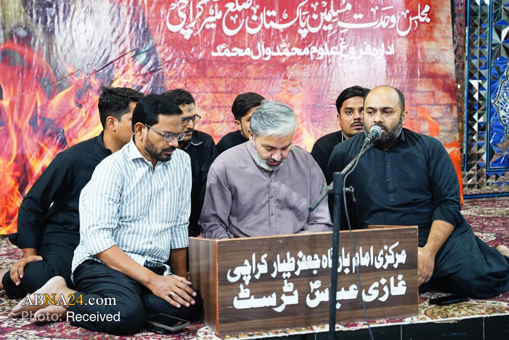 تصاویر | محفل عزای حضرت زهرا(س) در »امام‌باره جعفر طیار« در کراچی پاکستان