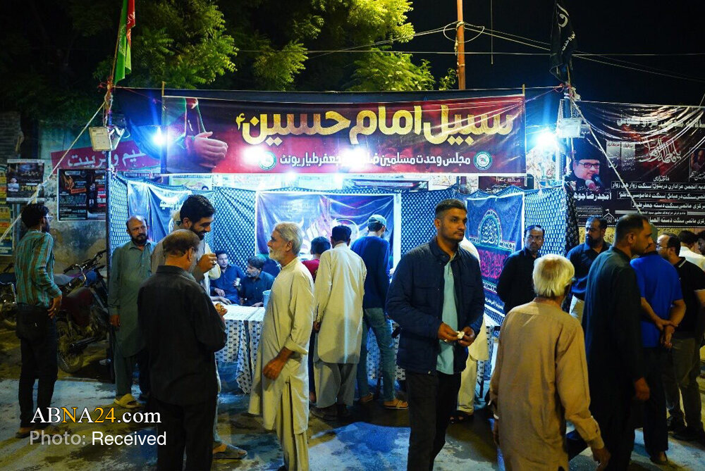 تصاویر | محفل عزای حضرت زهرا(س) در »امام‌باره جعفر طیار« در کراچی پاکستان