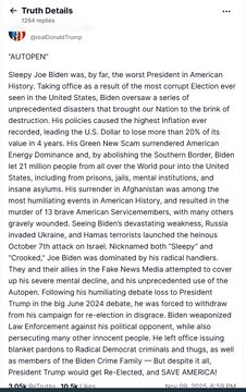 Trump : Biden a mené l'Amérique au bord de la destruction