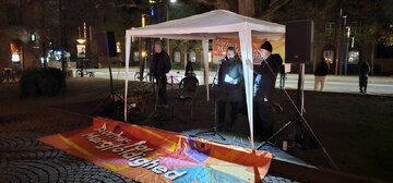 ডেনমার্ক; গাজা গণহত্যার নিন্দা জানাতে ফিলিস্তিনি সমর্থকদের সমাবেশ+ছবি।