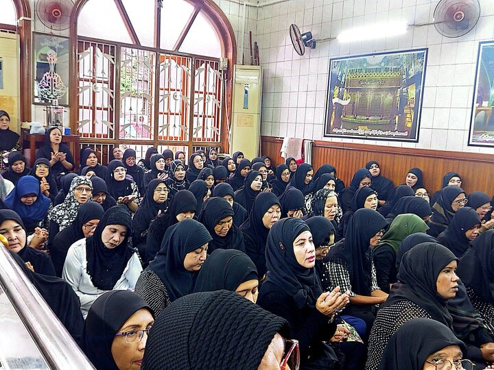 تقرير مصور/ مجلس عزاء استشهاد السيدة "فاطمة الزهراء" (ع) في ميانمار