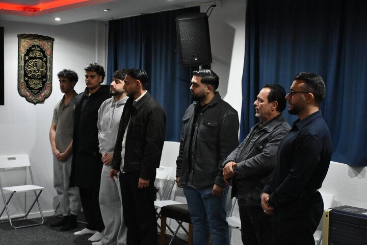 تقرير مصور/ مجلس عزاء استشهاد السيدة فاطمة الزهراء (عليها السلام) في مركز أهل البيت (ع) في سويسرا