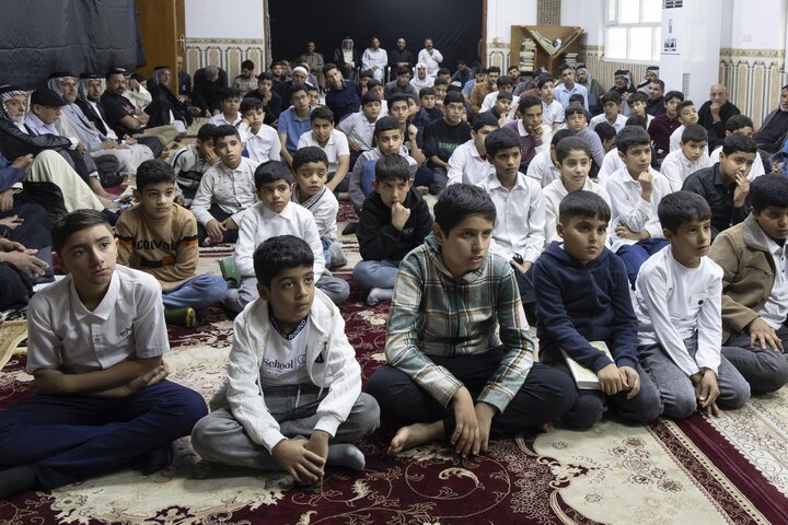 تقرير مصور/ إقامة ندوة ثقافية بذكرى شهادة السيد الزهراء (عليها السلام) في قضاء الهندية بالعراق