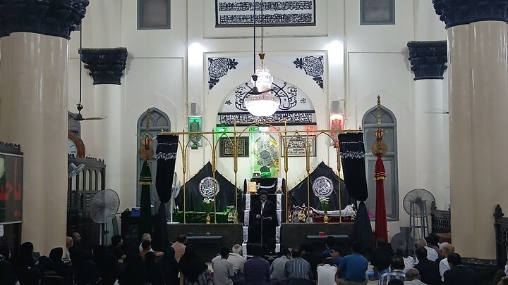 ရန်ကုန် မြို့ မဂို ရှီအဟ် ဂျအ်မေ့ ဗလီ တွင် နိုဝင်ဘာလ ၈ ရက်နေ့ နှင့် ၉ ရက်နေ့တွင် ပြုလုပ်သည့် သခင်မကြီး ဖွာတွေမဟ် ဇဲဟ်ရာ (စ.အ) ၏ ရှဟာဒသ် မဂျ်လစ်  ။ ။ Photos