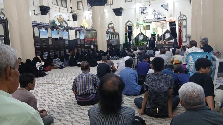 ရန်ကုန် မြို့ မဂို ရှီအဟ် ဂျအ်မေ့ ဗလီ တွင် နိုဝင်ဘာလ ၈ ရက်နေ့ နှင့် ၉ ရက်နေ့တွင် ပြုလုပ်သည့် သခင်မကြီး ဖွာတွေမဟ် ဇဲဟ်ရာ (စ.အ) ၏ ရှဟာဒသ် မဂျ်လစ်  ။ ။ Photos