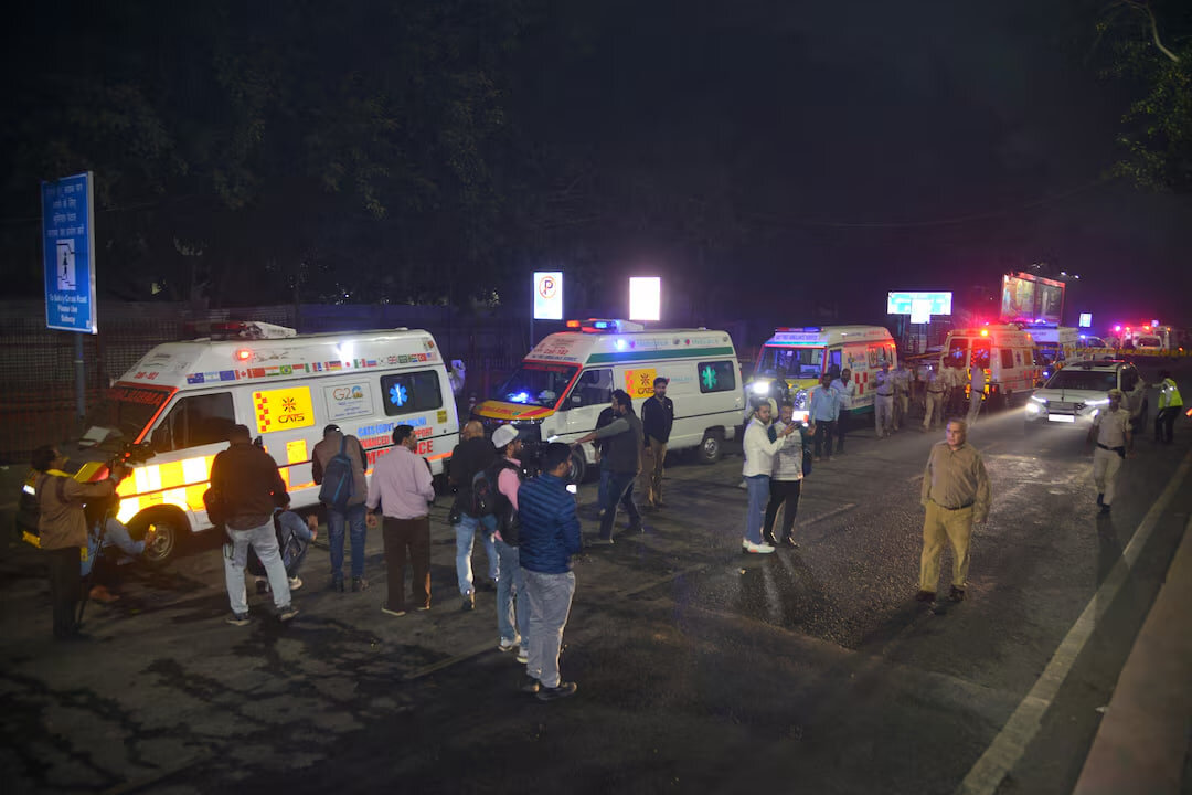 حادثه خونین در پایتخت هند؛ انفجار در نزدیکی لعلقلعه ۹ قربانی گرفت