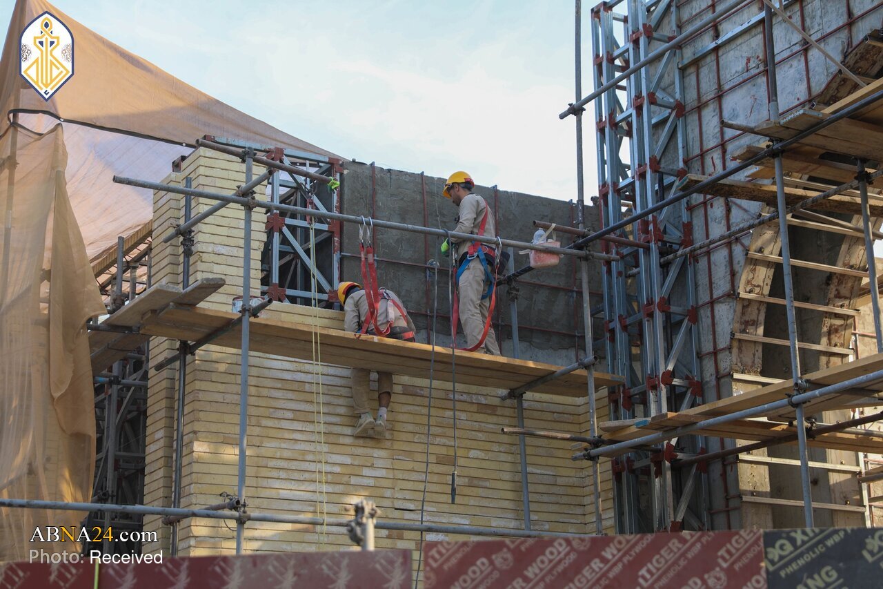 تصاویری از آخرین روند توسعه و بازسازی حرم مطهر کاظمین