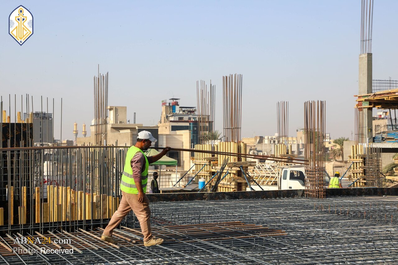 تصاویری از آخرین روند توسعه و بازسازی حرم مطهر کاظمین