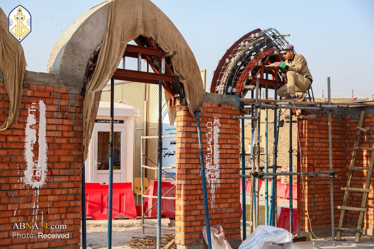 تصاویری از آخرین روند توسعه و بازسازی حرم مطهر کاظمین