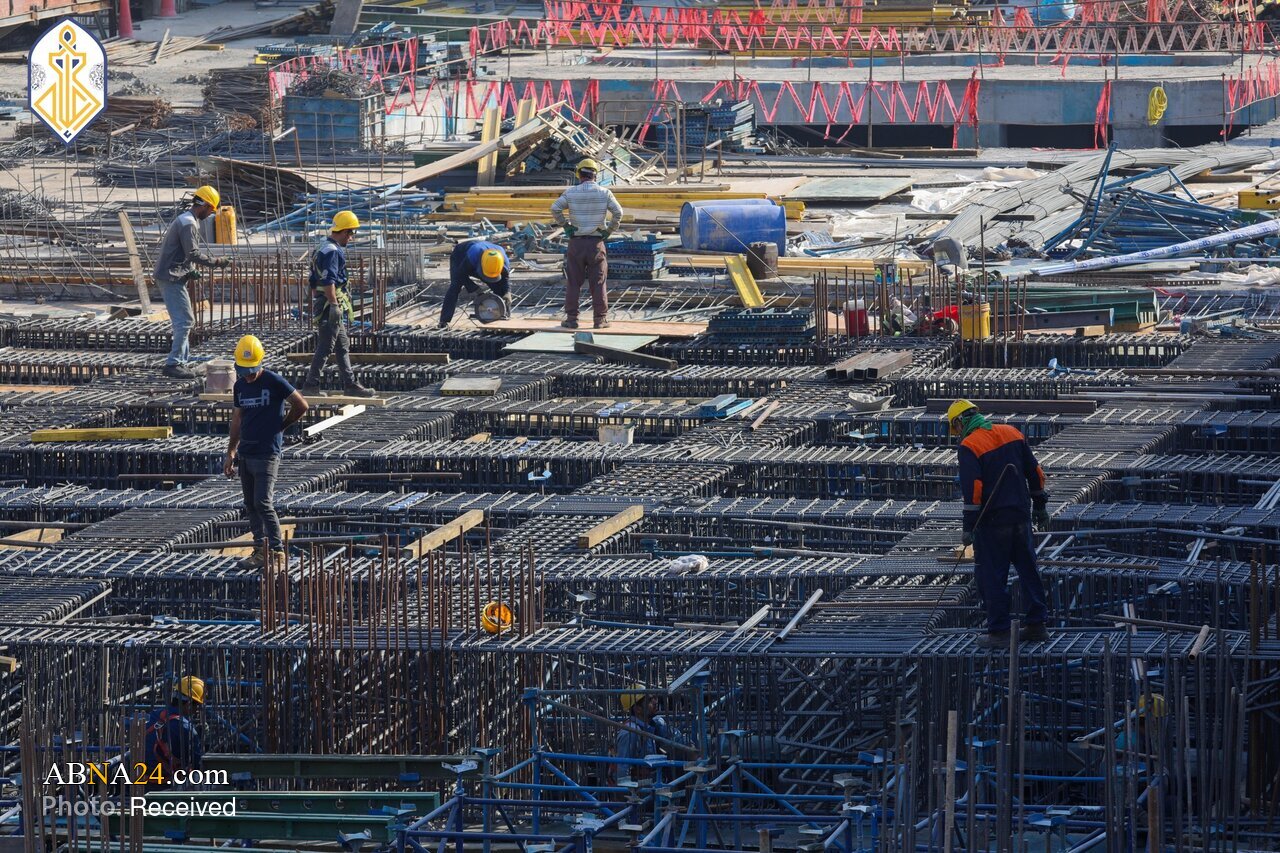 تصاویری از آخرین روند توسعه و بازسازی حرم مطهر کاظمین