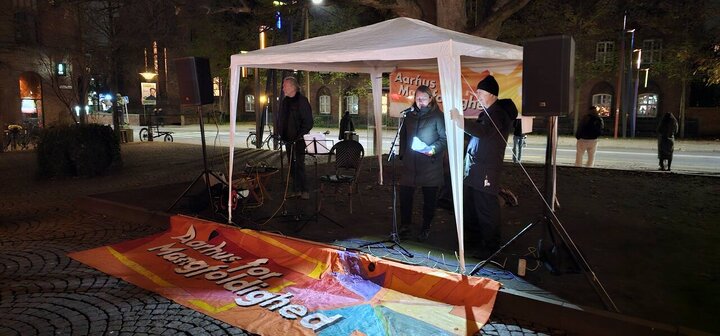 新闻图片 | 丹麦；支持巴勒斯坦集会谴责加沙种族灭绝