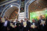 Photos: Iranian mayors paid pilgrimage visit to Hazrat Masoumeh holy shrine