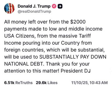 Mula Stimulus Patungong Pagbabayad-Utang: Bagong Anunsyo ni Trump