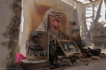 Photos: Yasser Arafat’s Gaza Home Destroyed in Israeli Bombing During Genocide War