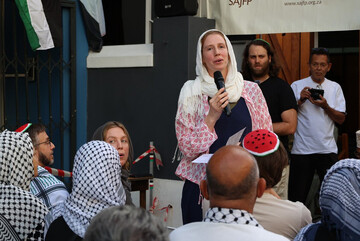 تصاویر | گردهمایی یهودیان آفریقای جنوبی برای فلسطین آزاد در مسجد کلرمونت در کیپ تاون