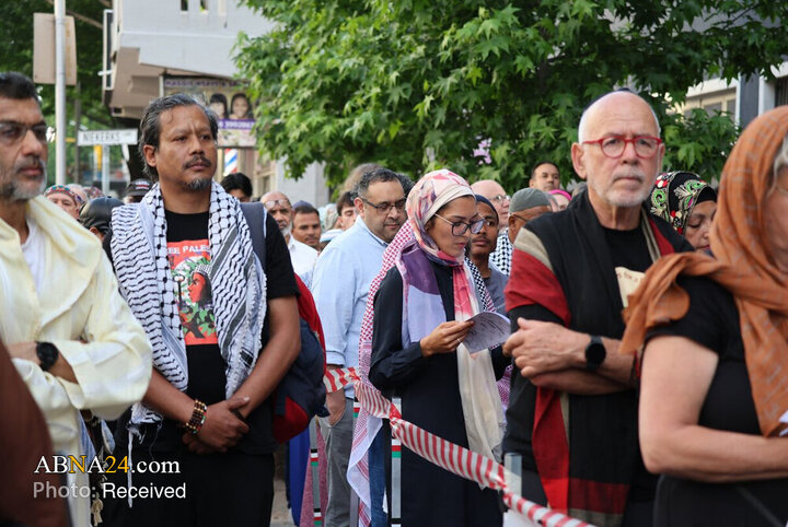 گردهمایی یهودیان آفریقای جنوبی برای فلسطین آزاد در مسجد کلرمونت در کیپ تاون