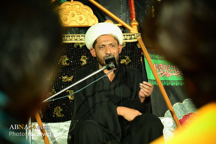 مراسم شهادت حضرت فاطمه در امام‌بارگاه موسی کاظم در جامشورو، پاکستان