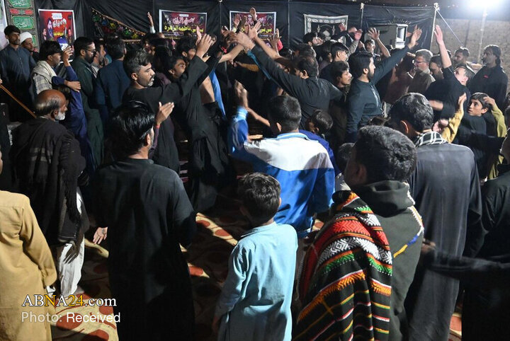 تصاویر | جامشورو: امام بارگاہ امام موسیٰ کاظمؑ میں محبانِ حضرت فاطمہ زہراؑ کی عزاداری