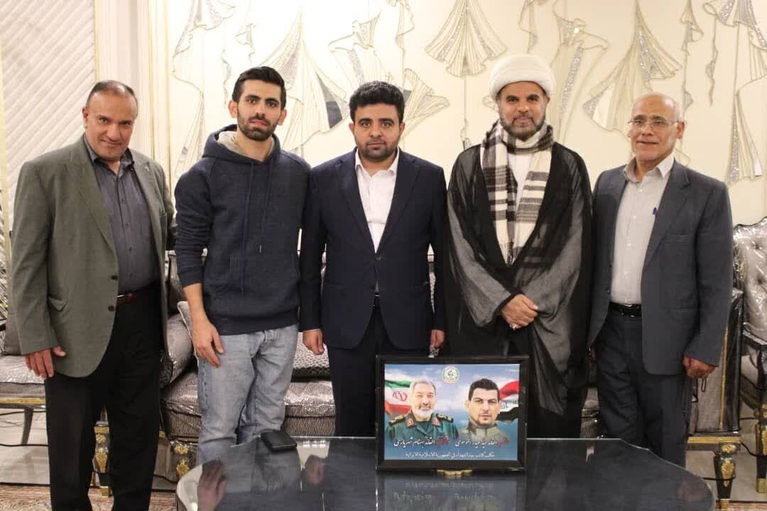 Kataeb Sayyid al-Shohada Honors Martyrs Shahriari and Izadi in Iran Memorial