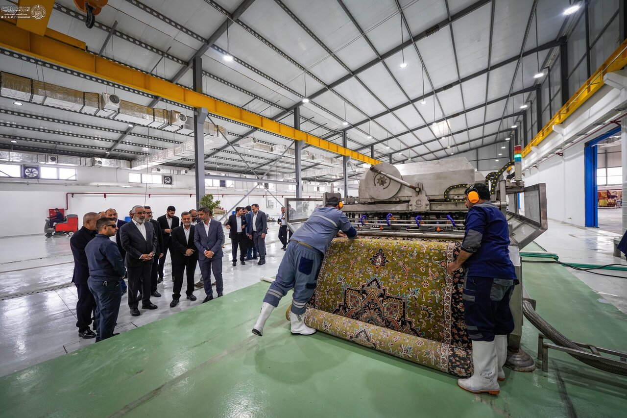 Photos: Alawi Holy Shrine Inaugurates New Carpet Washing Facility with Advanced Technical and Environmental Standards