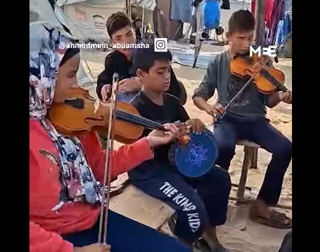 Video | Pemuzik Gaza Bantu Pulihkan Hati Anak-Anak dengan Lagu