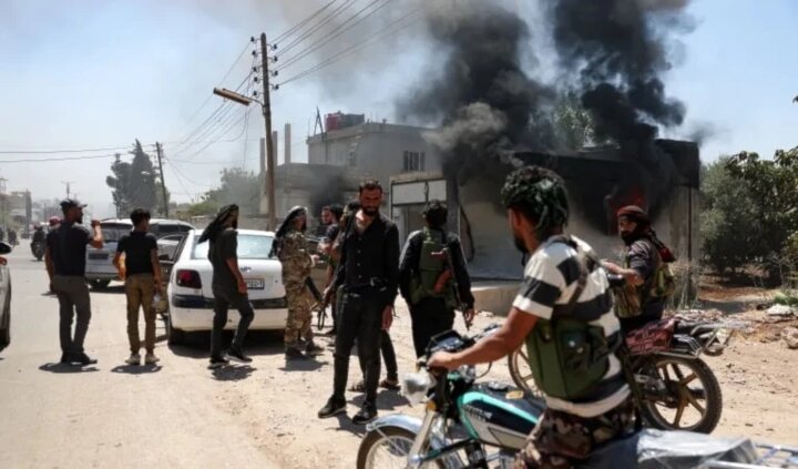 درگیری‌های شدید در اطراف سویداء میان عناصر حکمت الهجری و نیروهای دولت انتقالی سوریه