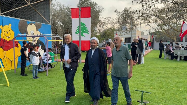 Informe fotográfico |Apertura de parque público y club en Bani Hayyan, Líbano, como símbolo de resistencia tras bombardeo del régimen sionista