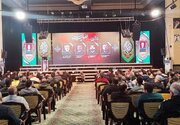 مراسم إحياء ذكرى الشهيد حسن طهراني مقدم "مؤسس البرنامج الصاروخي الإيراني" في طهران