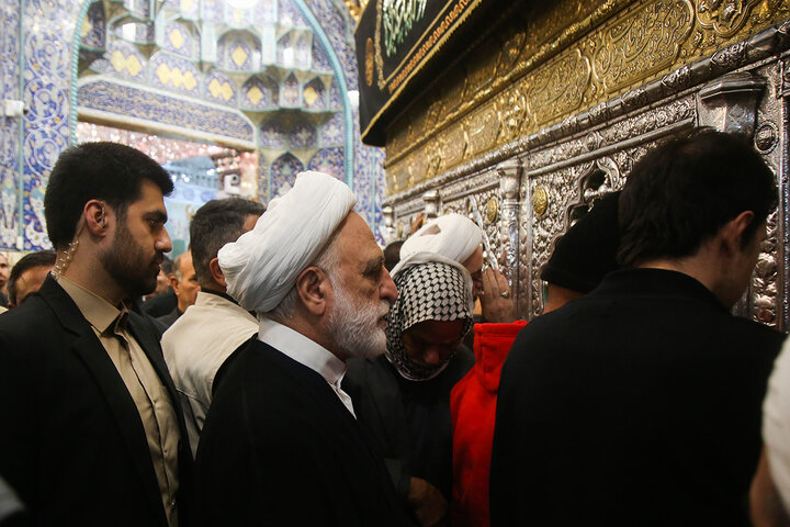Photos: Head of Iran's Judiciary visits to Hazrat Fatemeh Masoumeh holy shrine