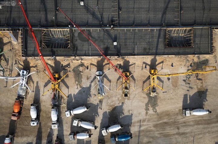 تقرير مصور/ بإشراف العتبة العلوية.. إنشاء مشروع خزان ماء بطاقة استيعابية تبلغ (20 مليون لتر)