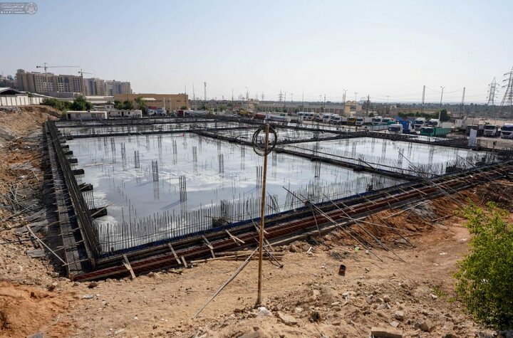 تقرير مصور/ بإشراف العتبة العلوية.. إنشاء مشروع خزان ماء بطاقة استيعابية تبلغ (20 مليون لتر)