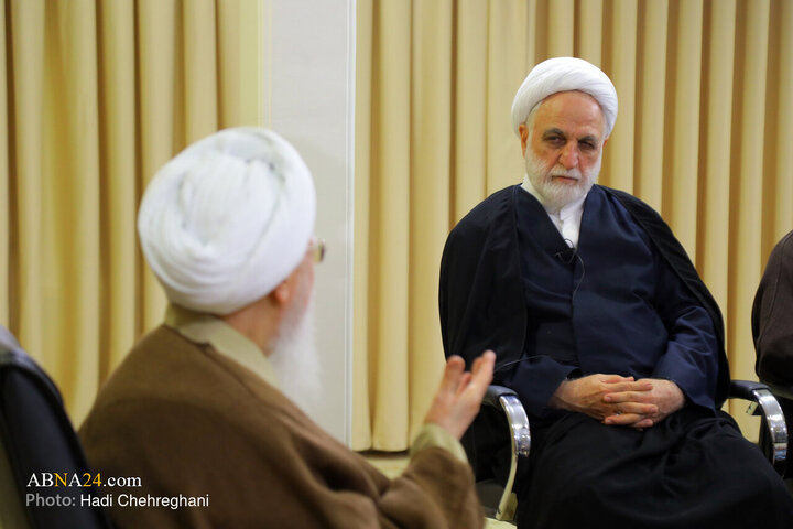 دیدار رئیس قوه قضاییه با آیت‌الله جوادی آملی