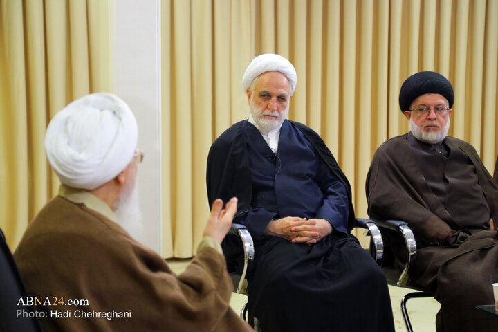 دیدار رئیس قوه قضاییه با آیت‌الله جوادی آملی