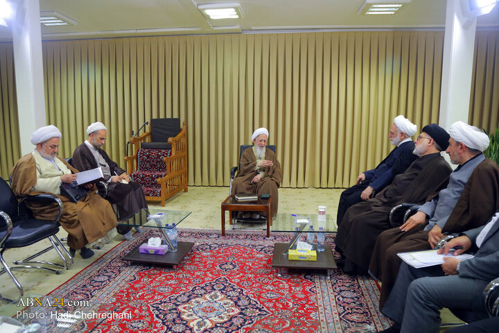 دیدار رئیس قوه قضاییه با آیت‌الله جوادی آملی