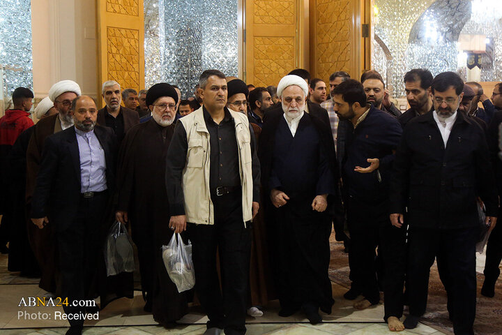 تشرف رئیس قوه قضاییه به حرم حضرت فاطمه معصومه(س)