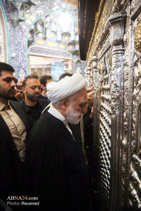 تشرف رئیس قوه قضاییه به حرم حضرت فاطمه معصومه(س)