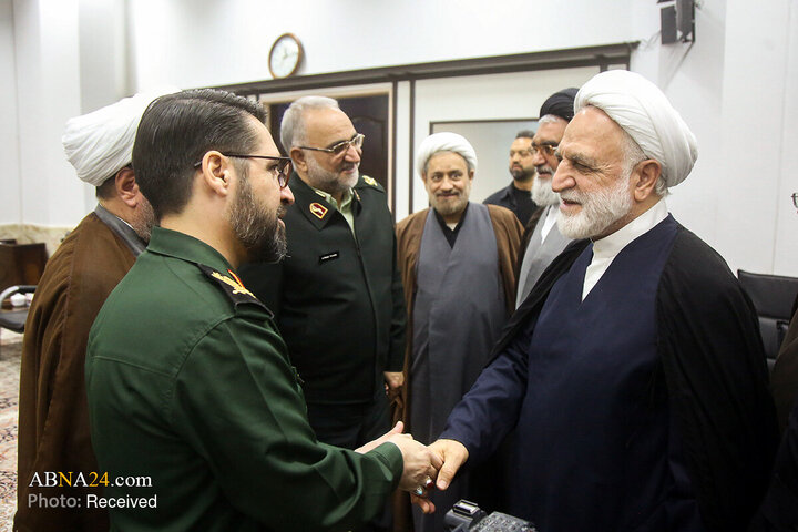 تشرف رئیس قوه قضاییه به حرم حضرت فاطمه معصومه (س) و دیدار با تولیت آستان مقدس