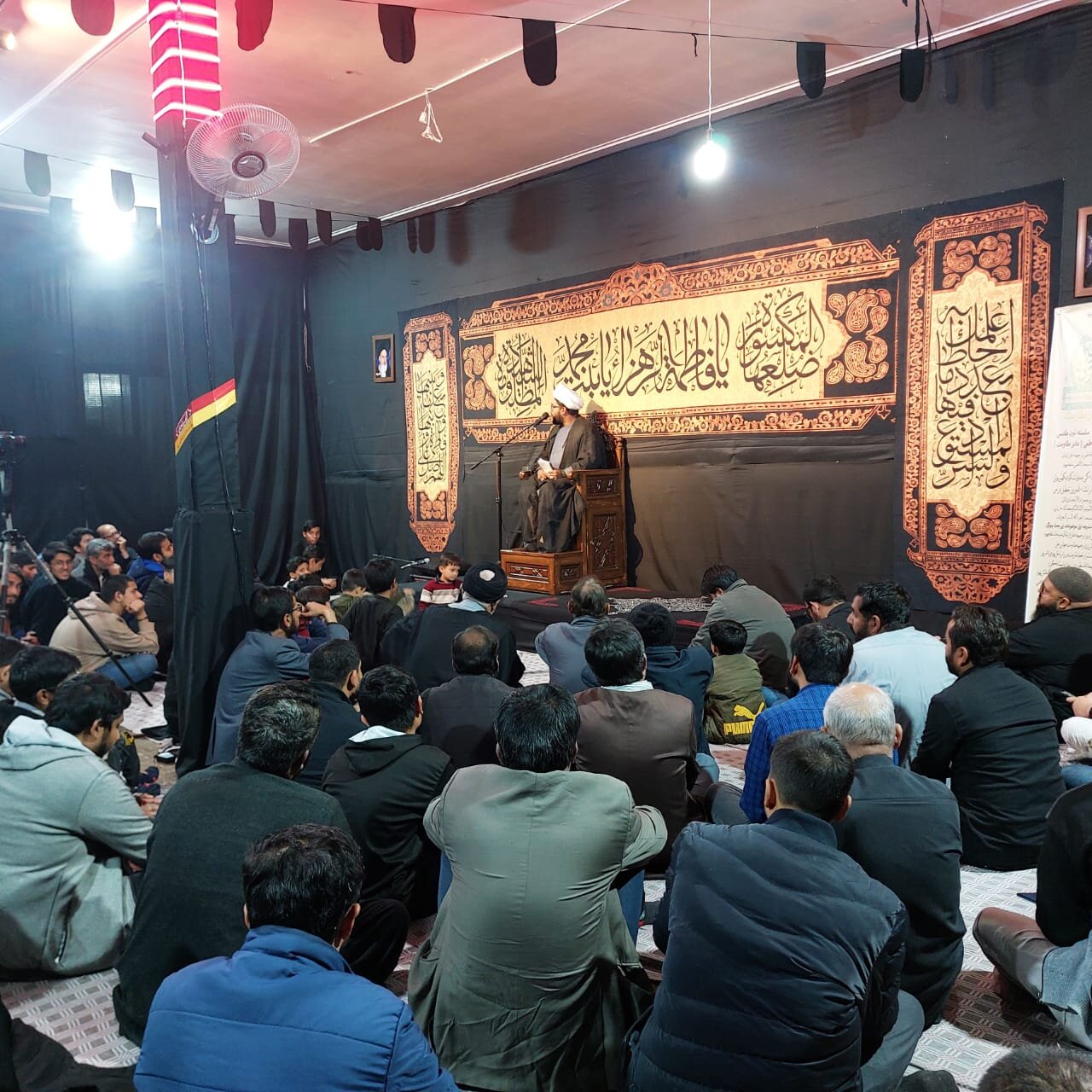 عشرۂ مادرِ مقاومت کی نویں مجلس — "مادرِ مقاومت" کے عنوان پر مولانا محمد حسین سورت والا کا خطاب