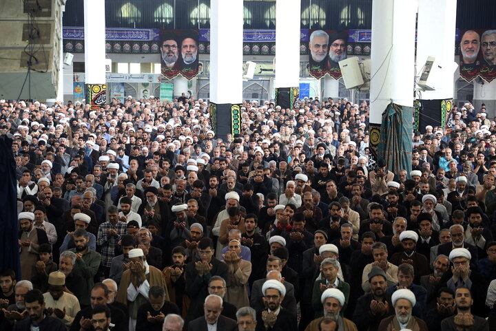 اقامه نماز طلب باران در قم