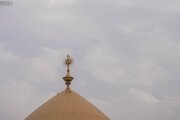 Photos: Cloudy sky over the Holy Shrine of Imam Ali just moments ago.