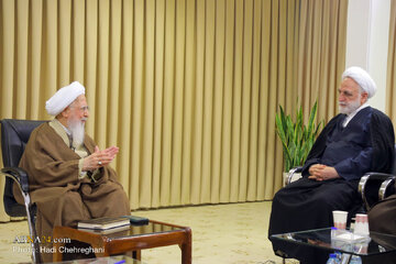 Photos: Head of Iran's Judiciary meets with Ayatollah Javadi Amoli