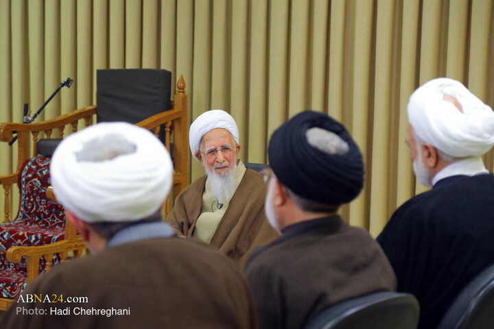 Photos: Head of Iran's Judiciary meets with Ayatollah Javadi Amoli