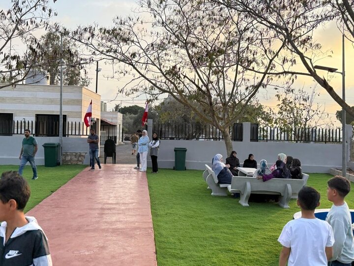 تقرير مصور/ افتتاح حديقة عامة ونادٍ في بلدة بني حيان بلبنان التي تعرضت للعدوان الصهيوني الغاشم