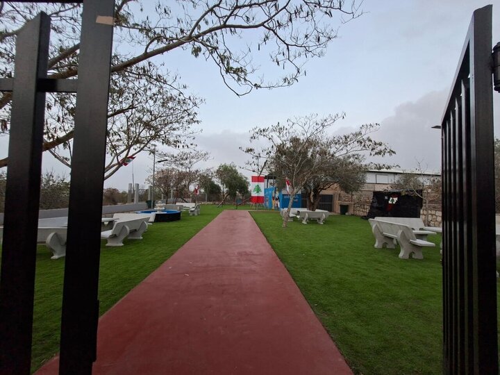 تقرير مصور/ افتتاح حديقة عامة ونادٍ في بلدة بني حيان بلبنان التي تعرضت للعدوان الصهيوني الغاشم