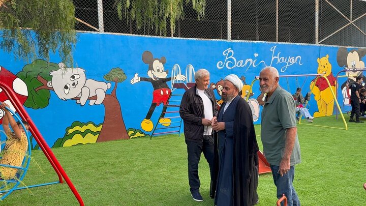 تقرير مصور/ افتتاح حديقة عامة ونادٍ في بلدة بني حيان بلبنان التي تعرضت للعدوان الصهيوني الغاشم