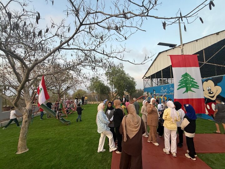 تقرير مصور/ افتتاح حديقة عامة ونادٍ في بلدة بني حيان بلبنان التي تعرضت للعدوان الصهيوني الغاشم