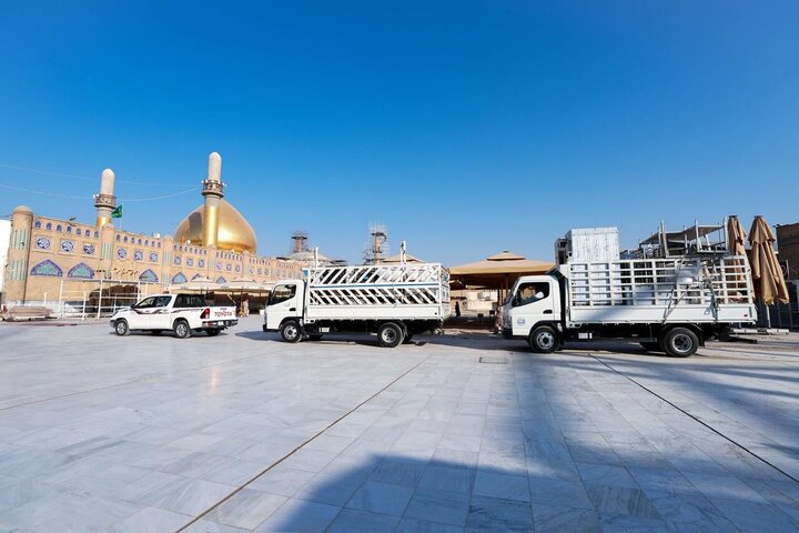 تقرير مصور/ العتبة العسكرية تخدم آلاف الزائرين في إحياء ذكرى السيّد القاسم بن الإمام الكاظم (ع)