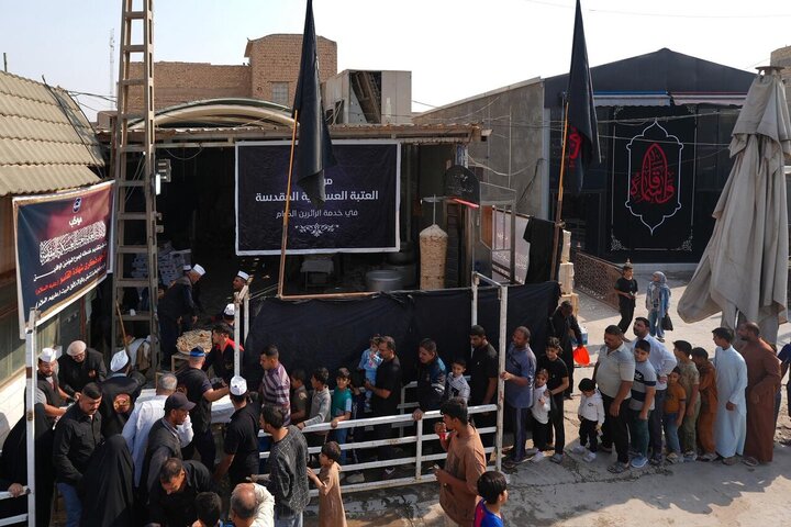 تقرير مصور/ العتبة العسكرية تخدم آلاف الزائرين في إحياء ذكرى السيّد القاسم بن الإمام الكاظم (ع)